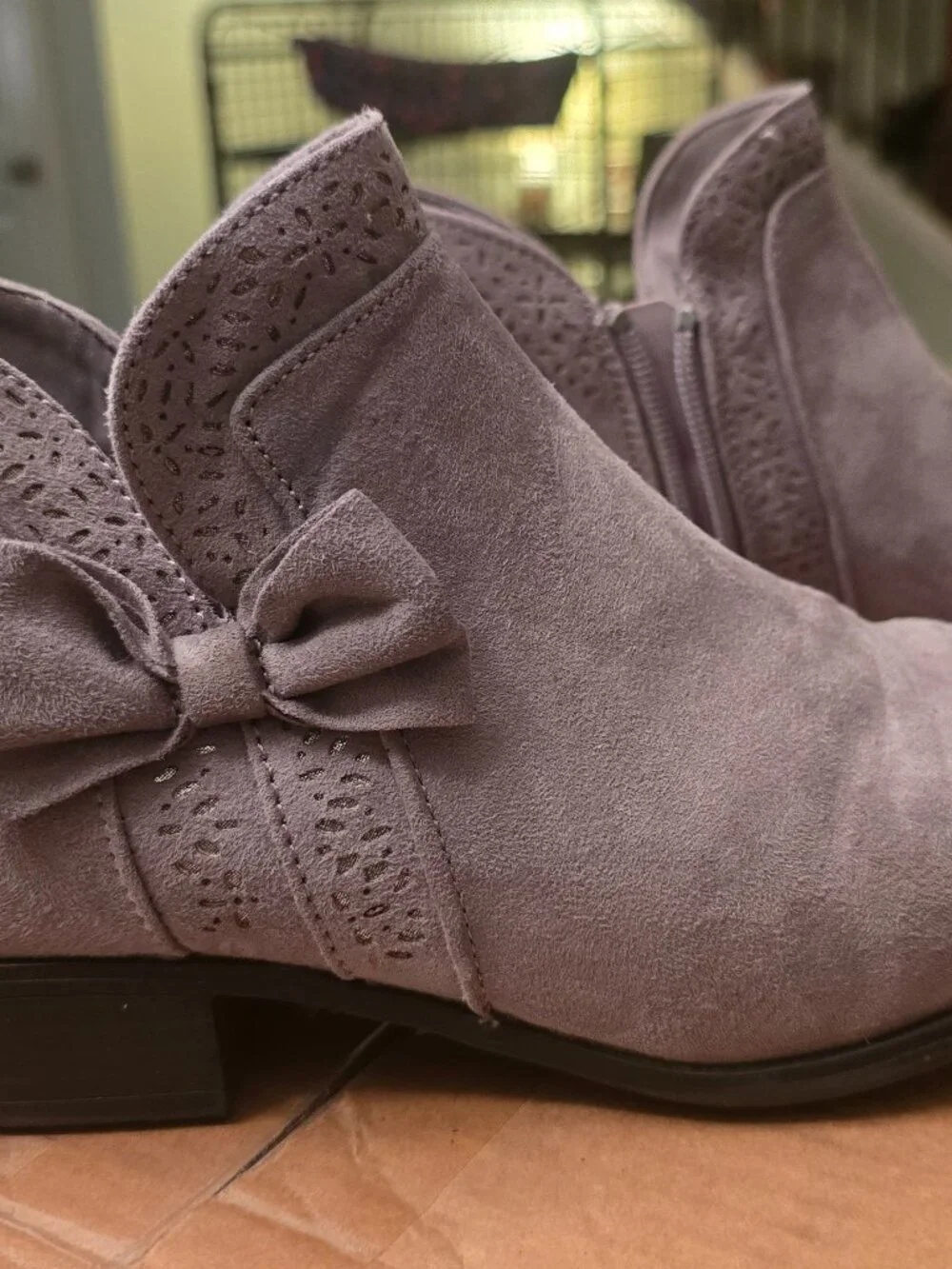 SO® Alexaa Girls' Ankle Boots in Grey